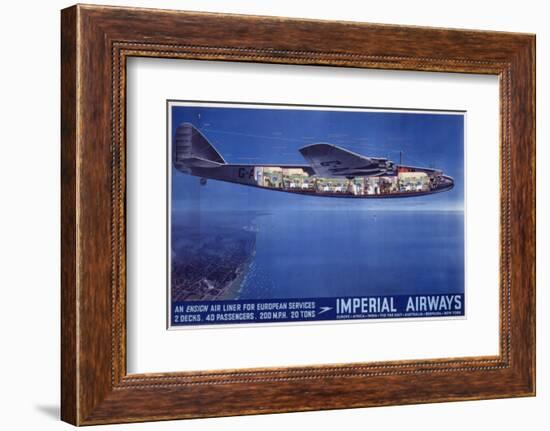 Imperial Airways Poster-null-Framed Photographic Print