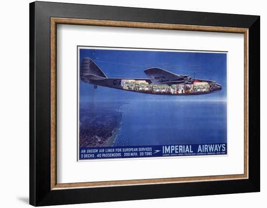 Imperial Airways Poster-null-Framed Photographic Print