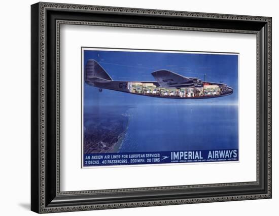 Imperial Airways Poster-null-Framed Photographic Print