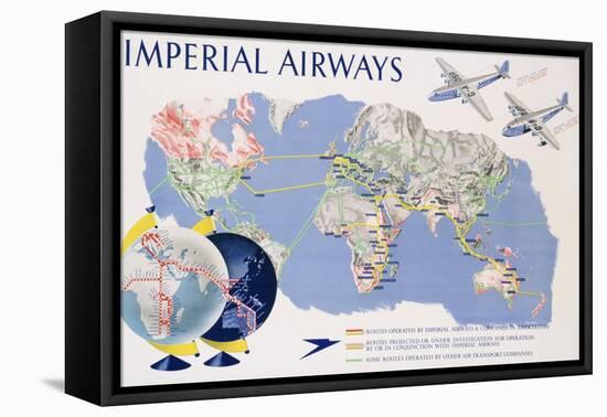 Imperial Airways Poster-James Gardner-Framed Premier Image Canvas