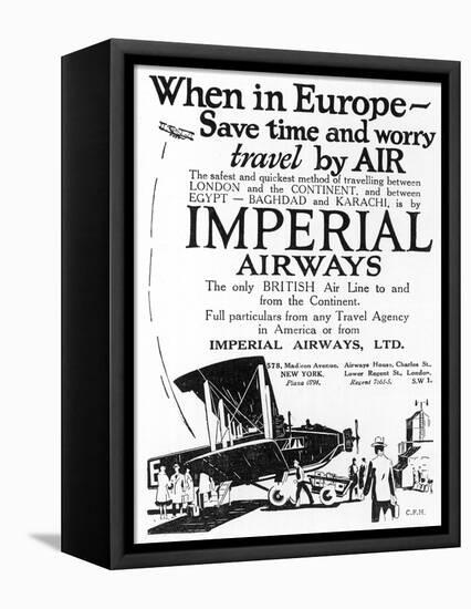 Imperial Airways-null-Framed Premier Image Canvas