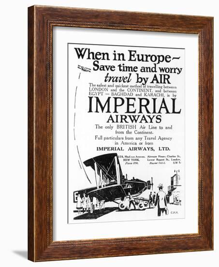 Imperial Airways-null-Framed Photographic Print