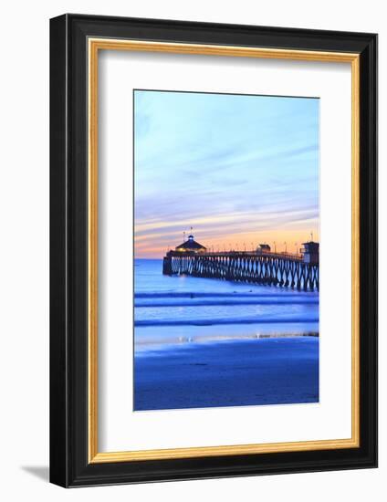 Imperial Beach Pier at Twilight, San Diego, Southern California, USA-Stuart Westmorland-Framed Photographic Print