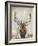 Imperial Bull Elk-Dina Perejogina-Framed Art Print