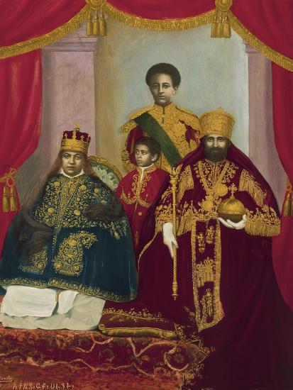 Imperial Family of Haile Selassie I Giclee Print | Art.com
