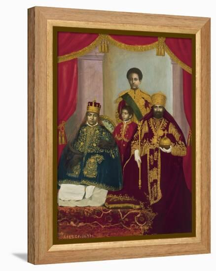 Imperial Family of Haile Selassie I-null-Framed Premier Image Canvas