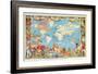 Imperial Federation Showing the Map of the World, British Empire, by Captain JC Colombo, C.1886-null-Framed Giclee Print