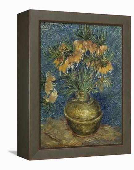 Imperial Fritillaries in a Copper Vase, 1887-Vincent van Gogh-Framed Premier Image Canvas