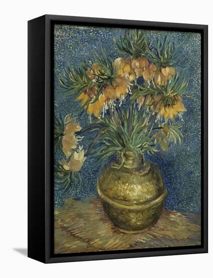 Imperial Fritillaries in a Copper Vase, 1887-Vincent van Gogh-Framed Premier Image Canvas