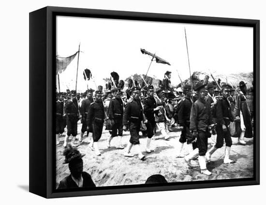Imperial Japanese Procession, 1900-null-Framed Premier Image Canvas