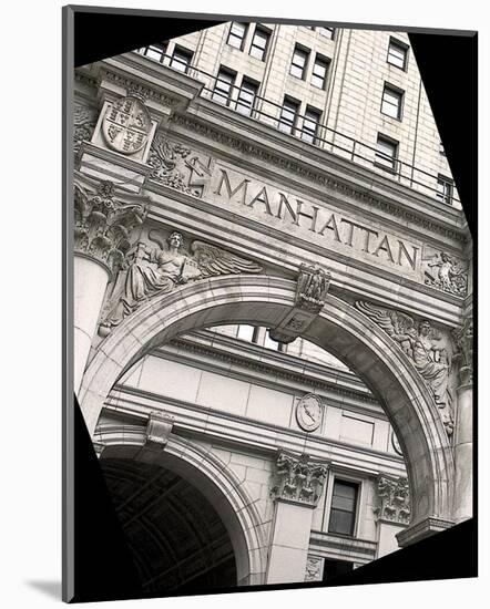 Imperial Manhattan-Richard James-Mounted Premium Giclee Print