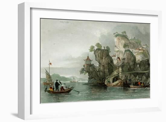 Imperial Palace Tseaou Shan-Thomas Allom-Framed Art Print