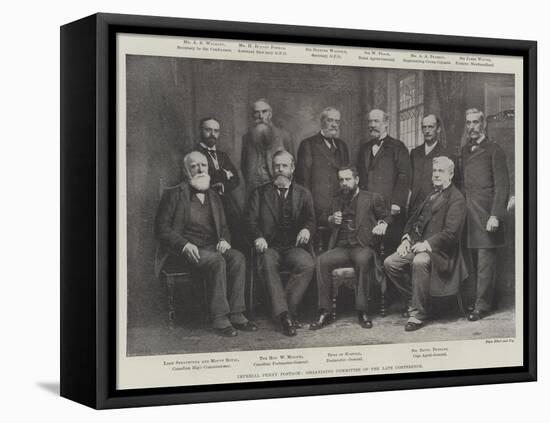 Imperial Penny Postage, Organising Committee of the Late Conference-null-Framed Premier Image Canvas