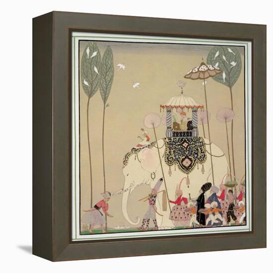 Imperial Procession-Georges Barbier-Framed Premier Image Canvas