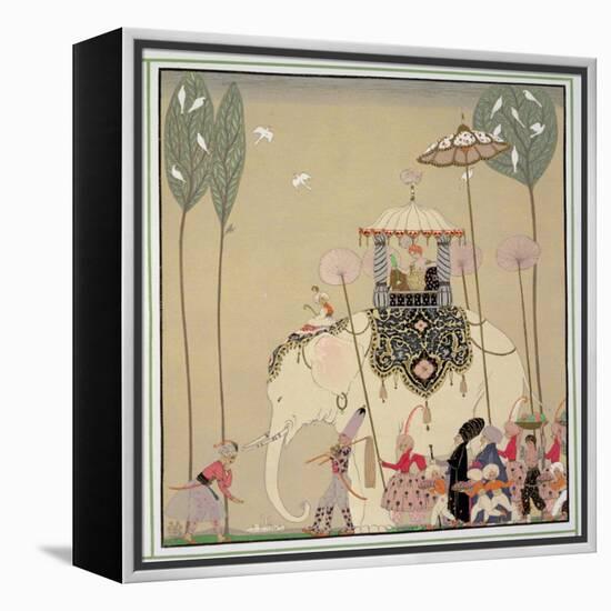 Imperial Procession-Georges Barbier-Framed Premier Image Canvas