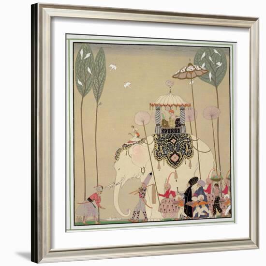 Imperial Procession-Georges Barbier-Framed Giclee Print