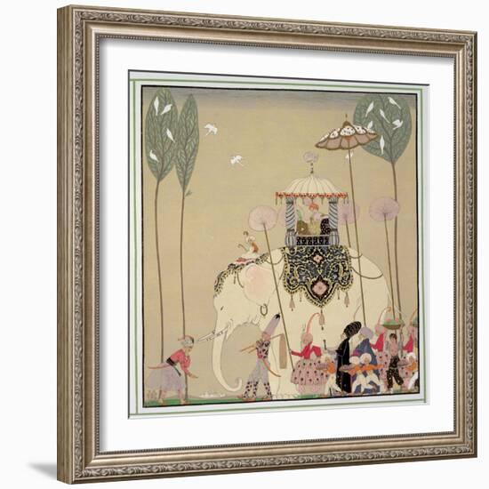 Imperial Procession-Georges Barbier-Framed Giclee Print