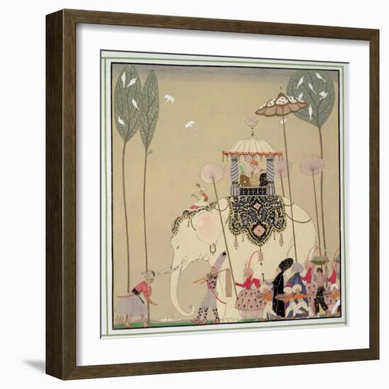 Imperial Procession-Georges Barbier-Framed Giclee Print