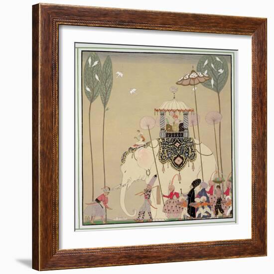 Imperial Procession-Georges Barbier-Framed Giclee Print