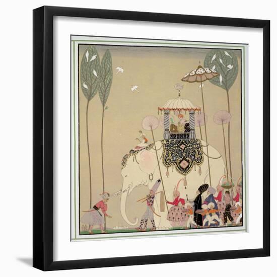 Imperial Procession-Georges Barbier-Framed Giclee Print