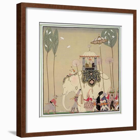 Imperial Procession-Georges Barbier-Framed Giclee Print