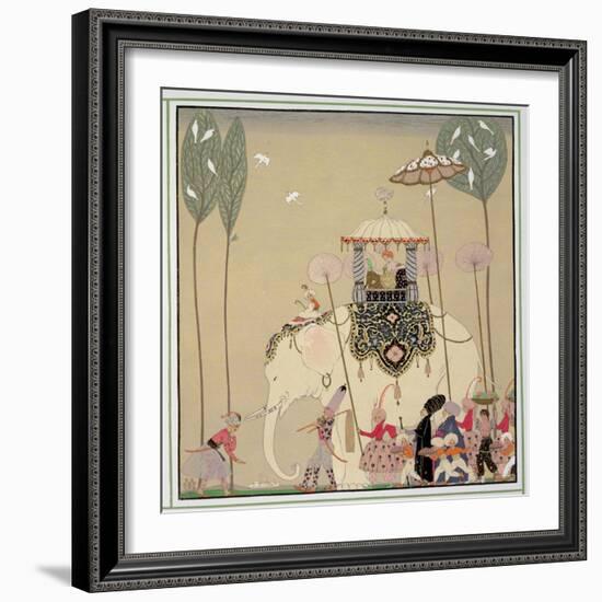 Imperial Procession-Georges Barbier-Framed Giclee Print