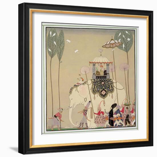 Imperial Procession-Georges Barbier-Framed Giclee Print