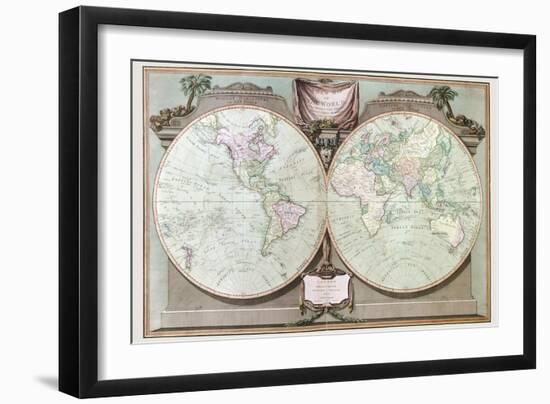 Imperial Sheet Atlas-Robert Laurie & James Whittle-Framed Art Print