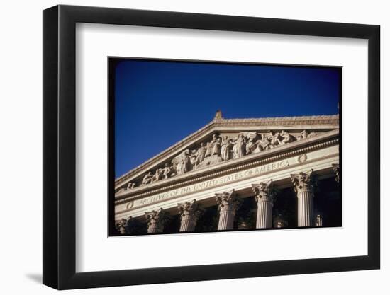 Imperial Washington Portfolio, DC Views, 1952: Archives of United States of America Facade Detail-Walker Evans-Framed Photographic Print