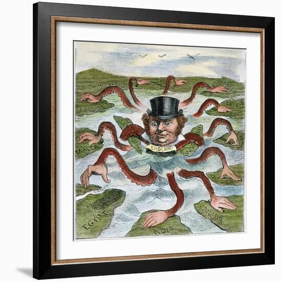 Imperialism Cartoon, 1882-null-Framed Giclee Print