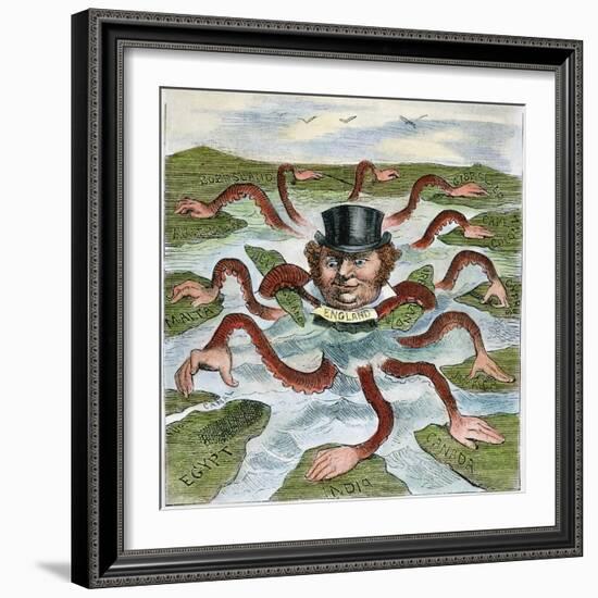 Imperialism Cartoon, 1882-null-Framed Giclee Print