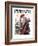 "Important Business" Saturday Evening Post Cover, September 20,1919-Norman Rockwell-Framed Giclee Print