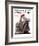 "Important Business" Saturday Evening Post Cover, September 20,1919-Norman Rockwell-Framed Giclee Print