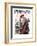 "Important Business" Saturday Evening Post Cover, September 20,1919-Norman Rockwell-Framed Giclee Print