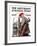 "Important Business" Saturday Evening Post Cover, September 20,1919-Norman Rockwell-Framed Giclee Print