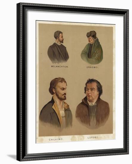 Important Personalities of the Christian Reformation-null-Framed Giclee Print