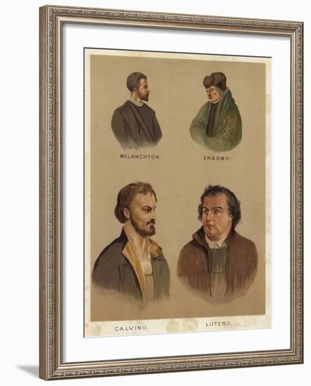 Important Personalities of the Christian Reformation-null-Framed Giclee Print