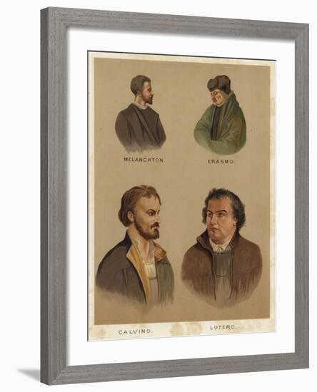 Important Personalities of the Christian Reformation-null-Framed Giclee Print