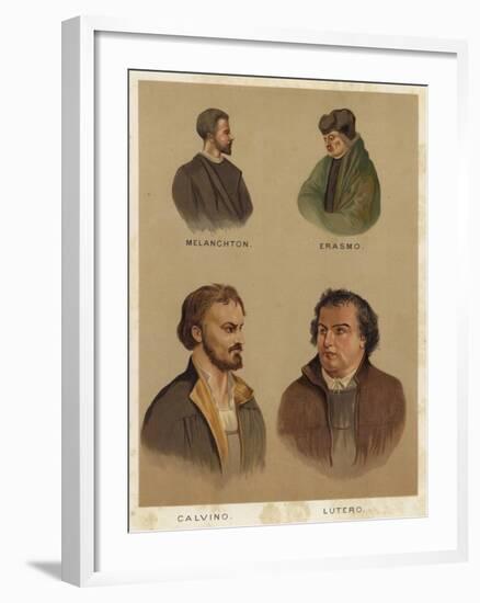 Important Personalities of the Christian Reformation-null-Framed Giclee Print