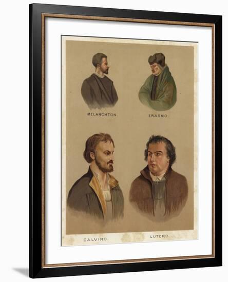 Important Personalities of the Christian Reformation-null-Framed Giclee Print