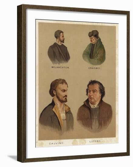 Important Personalities of the Christian Reformation-null-Framed Giclee Print