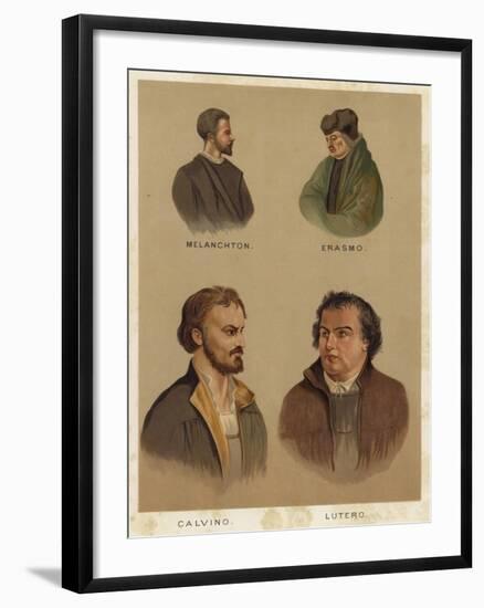 Important Personalities of the Christian Reformation-null-Framed Giclee Print