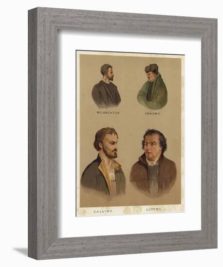 Important Personalities of the Christian Reformation-null-Framed Giclee Print