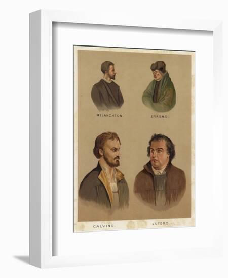 Important Personalities of the Christian Reformation-null-Framed Giclee Print