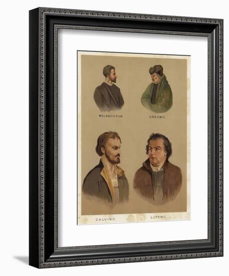 Important Personalities of the Christian Reformation-null-Framed Giclee Print