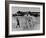 Imposing Sign Placed on Beach by Defending Troops, Copied from Article on George Orwell's 1984-Francis Miller-Framed Photographic Print