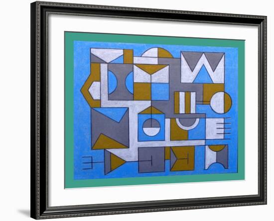 IMPOSSIBLE BUILDING. 2017-Peter McClure-Framed Giclee Print