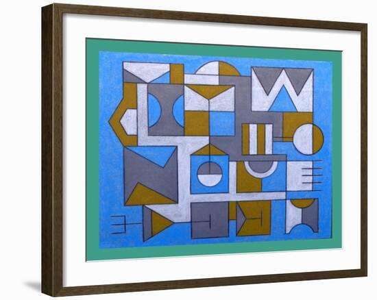 IMPOSSIBLE BUILDING. 2017-Peter McClure-Framed Giclee Print