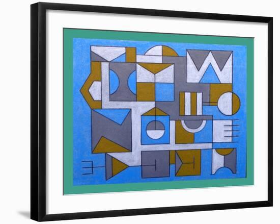 IMPOSSIBLE BUILDING. 2017-Peter McClure-Framed Giclee Print