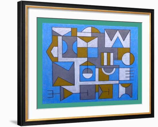 IMPOSSIBLE BUILDING. 2017-Peter McClure-Framed Giclee Print